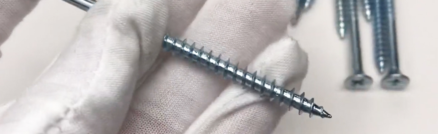 quality check of chipboard screws